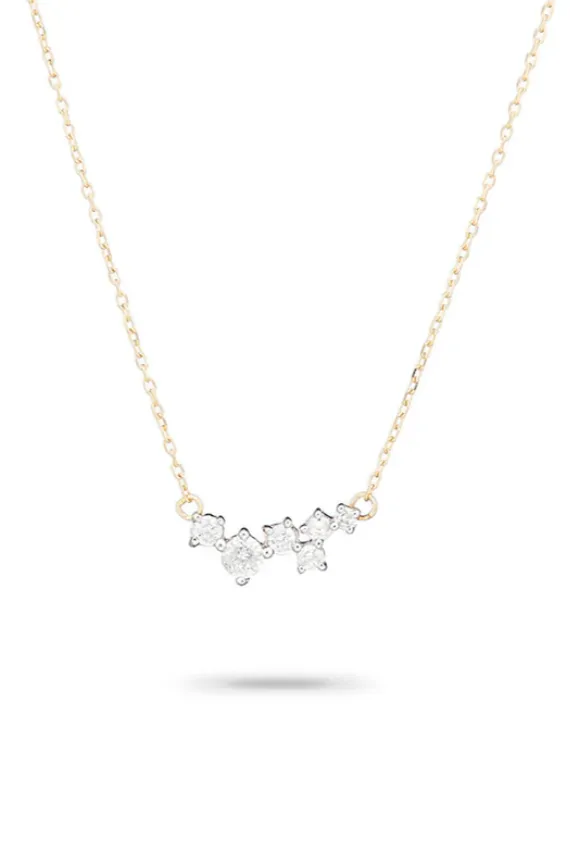 Scattered Diamond Necklace