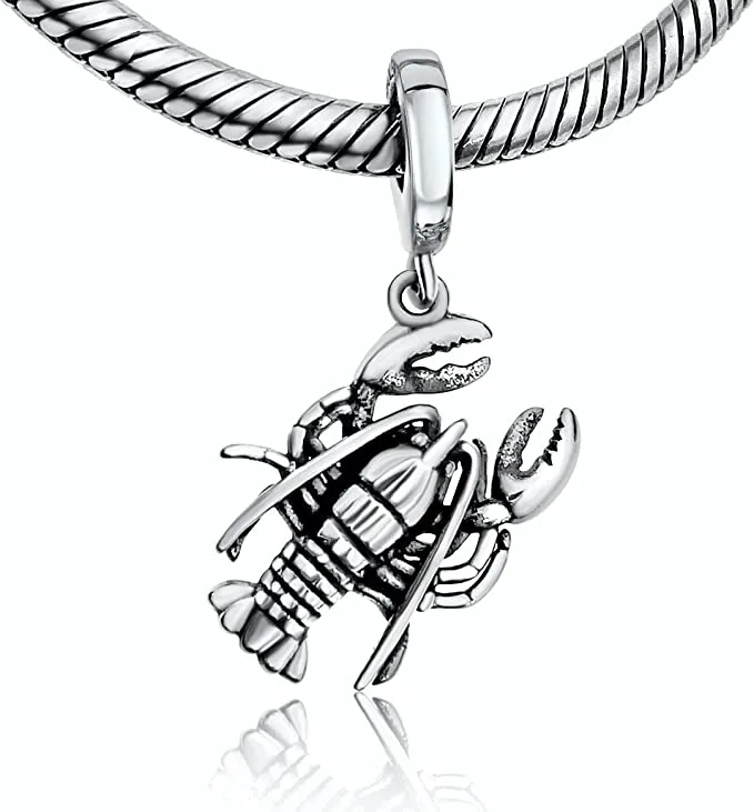 Sea Lobster Dangle Pendant Charm