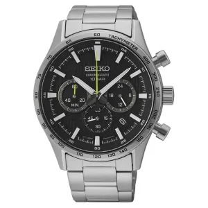 Seiko Dress Black Dial Men 43mm