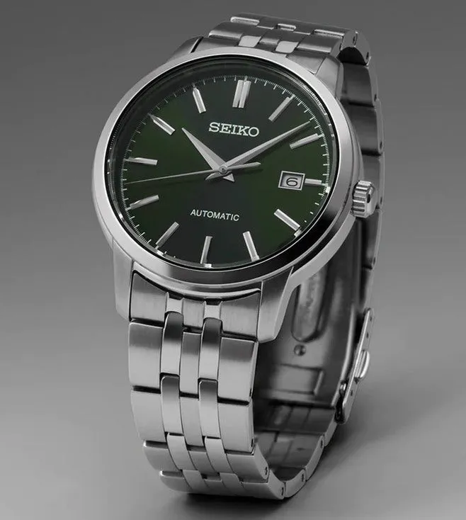 Seiko Dress Green Dial Men 41.2mm
