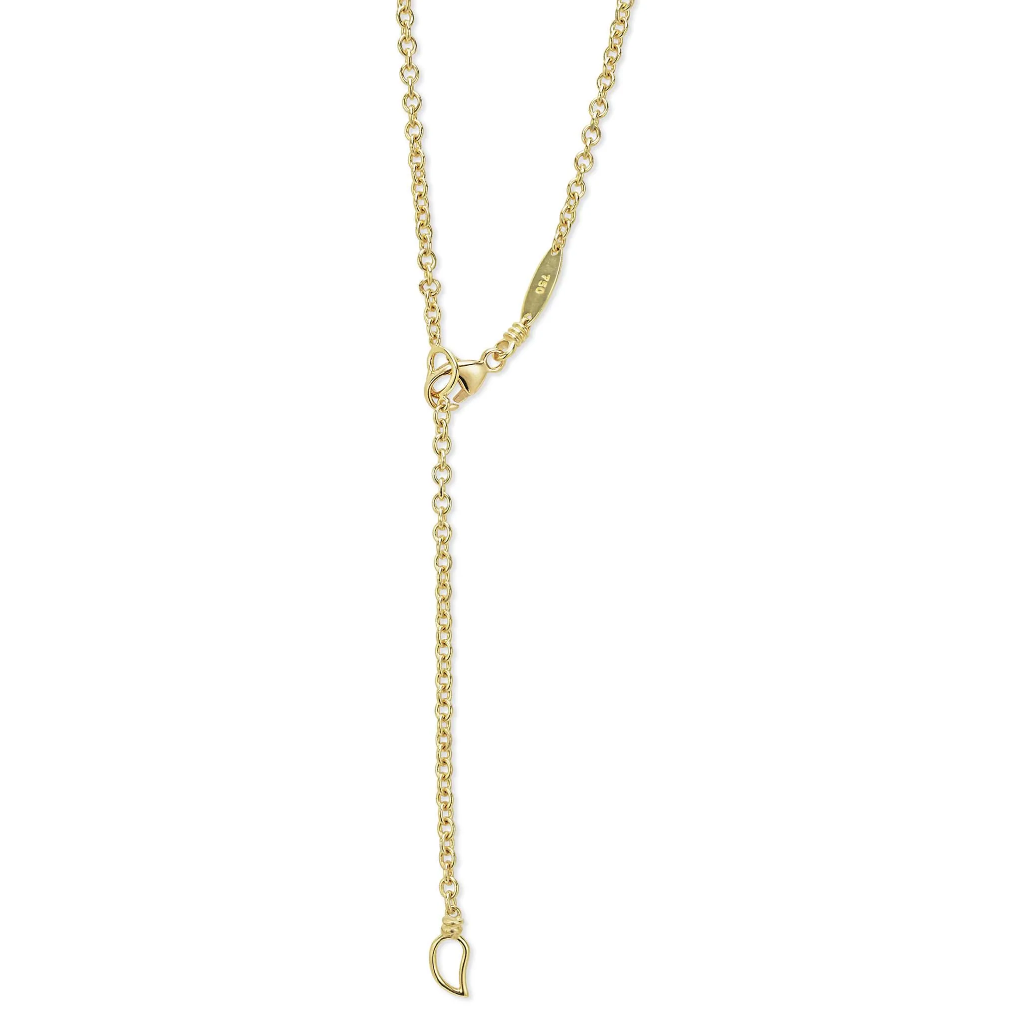 Signature Caviar 18K Gold and Diamond Star Chain Necklace
