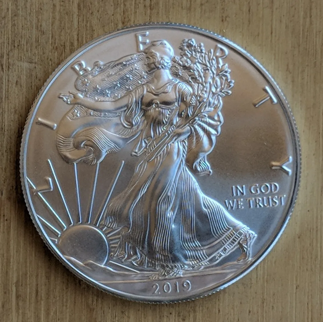 Silver Eagle Coin Ring