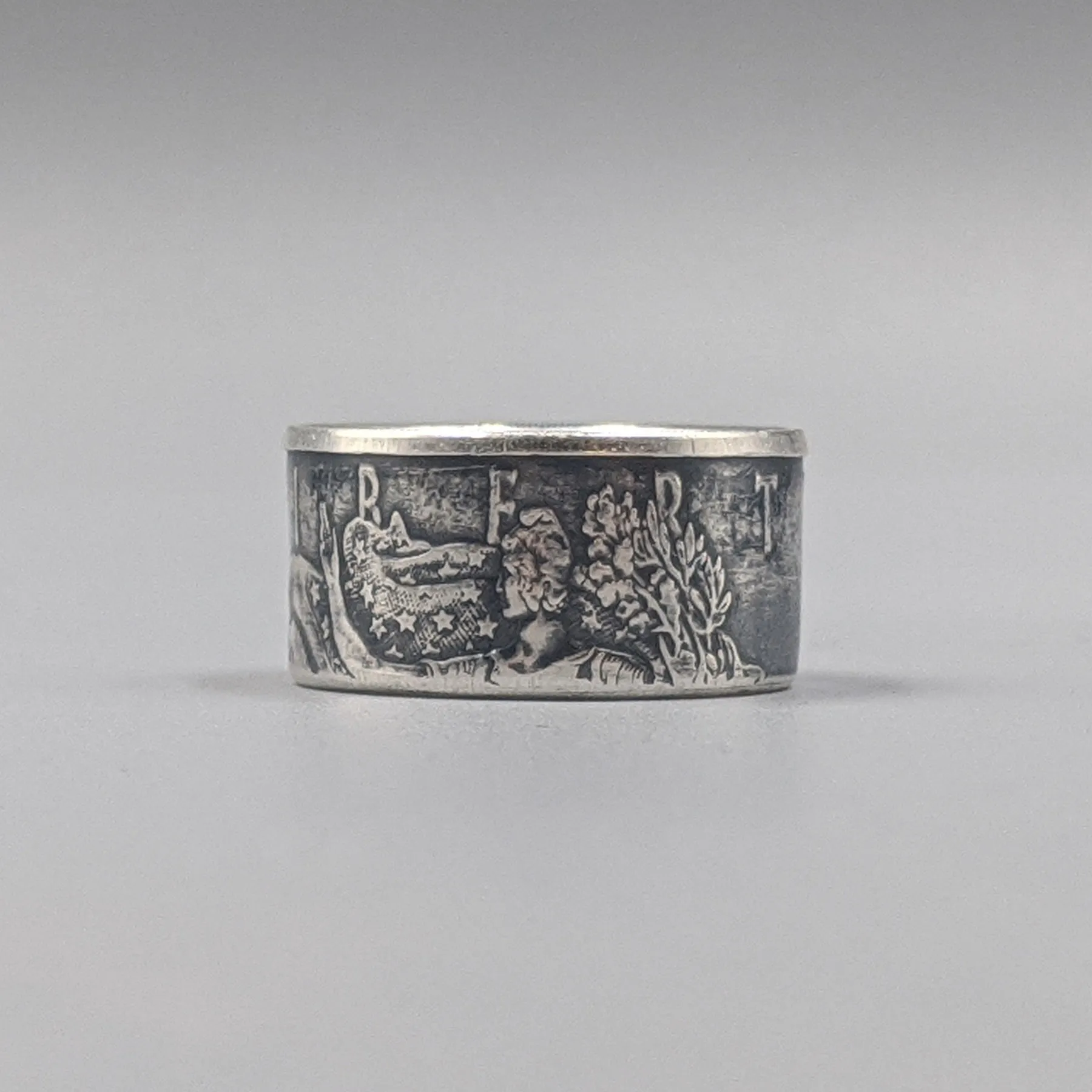 Silver Eagle Coin Ring
