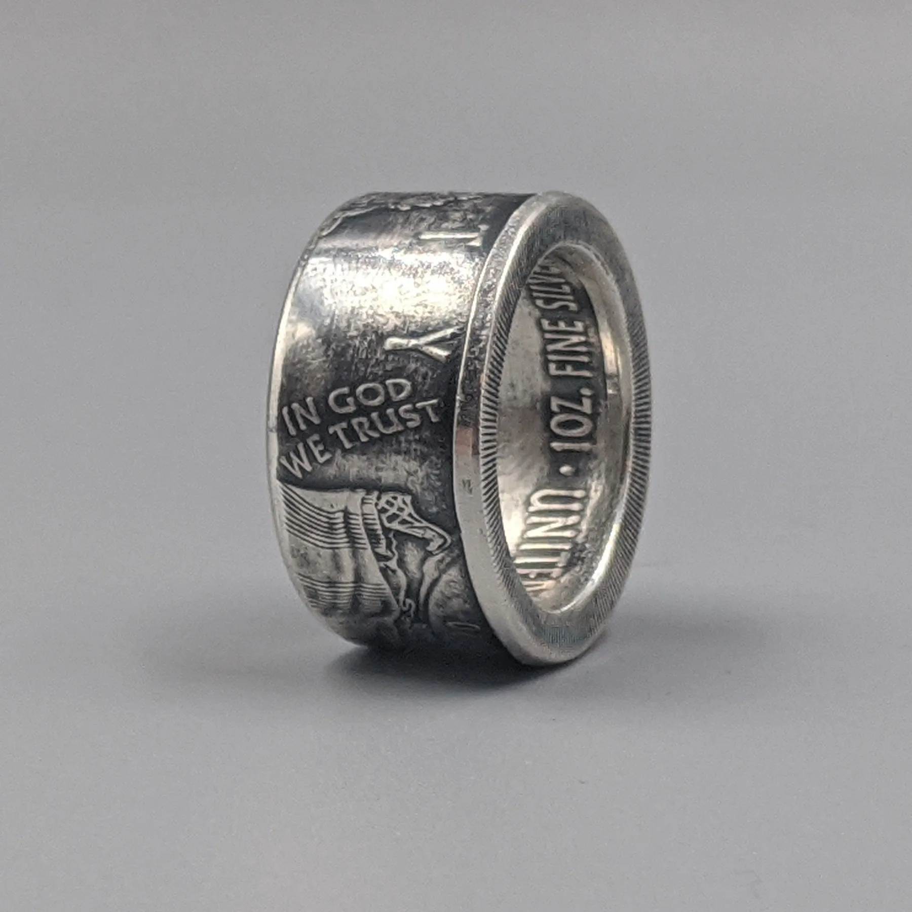 Silver Eagle Coin Ring