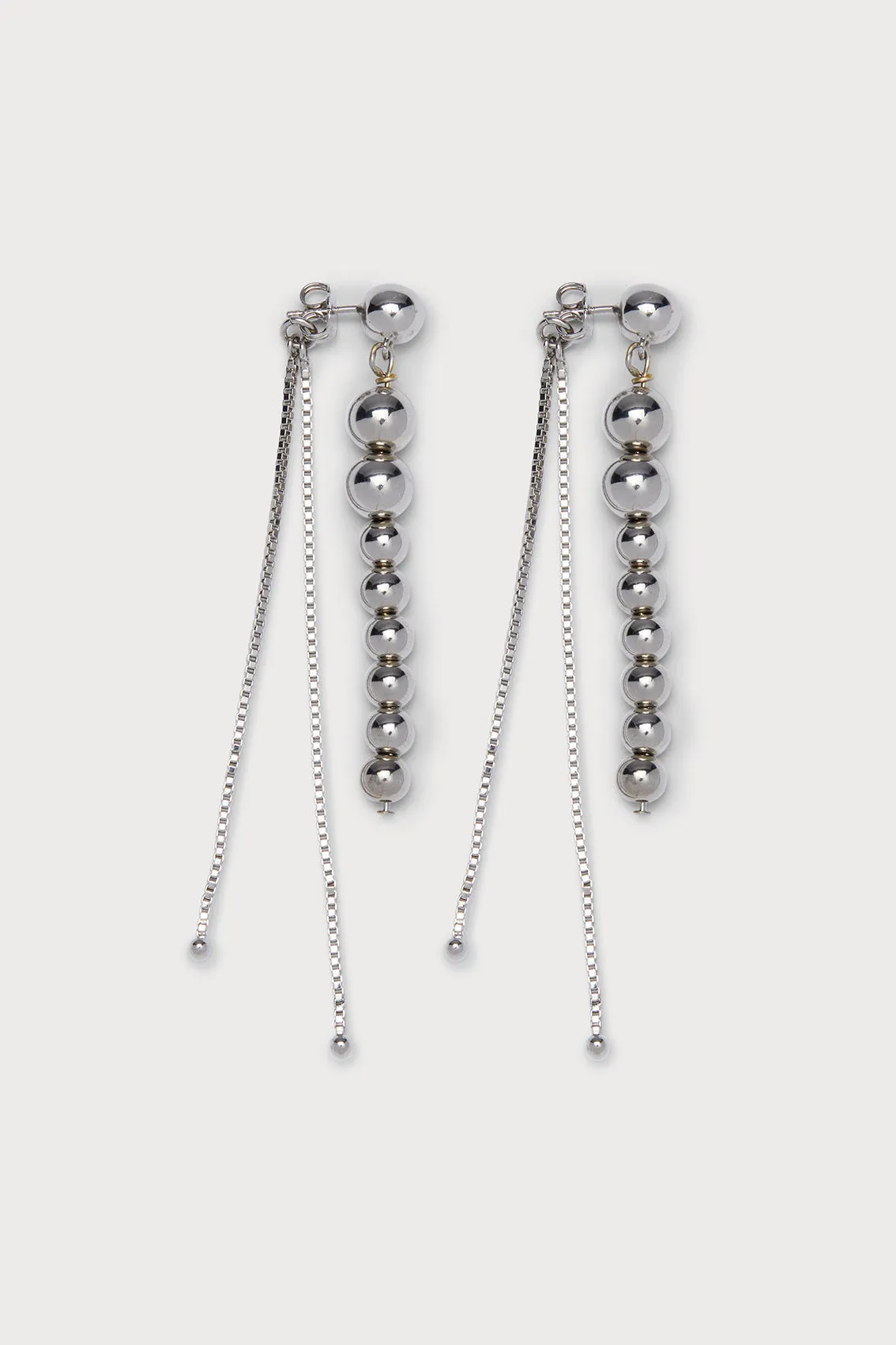 SILVER PENDANT EARRINGS