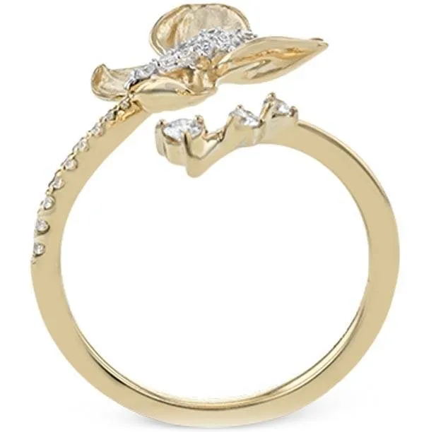 Simon G. Monarch Butterfly Diamond Ring