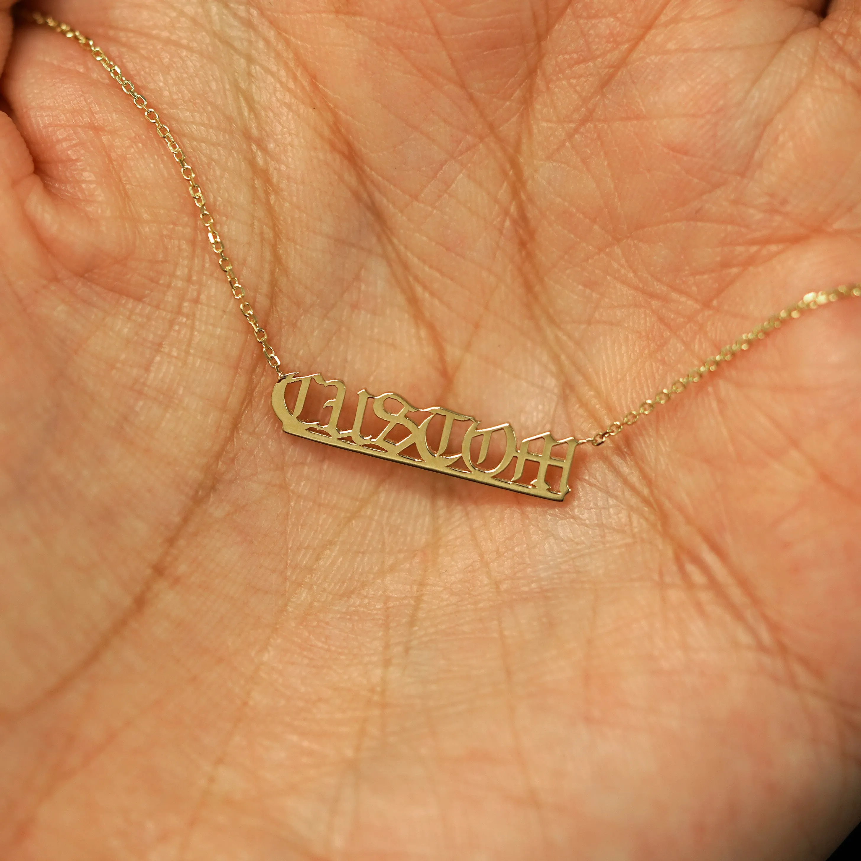 Small Custom Nameplate
