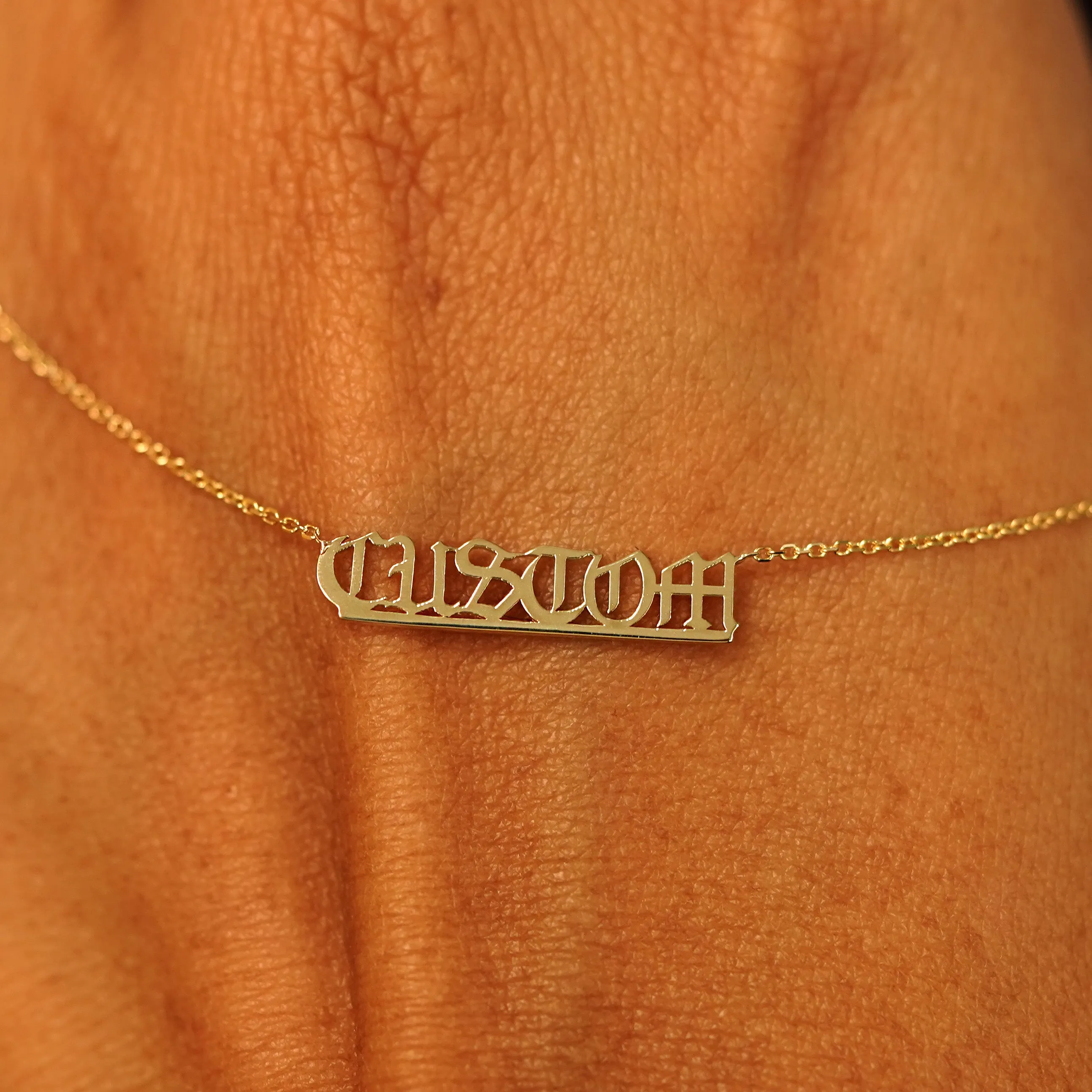 Small Custom Nameplate