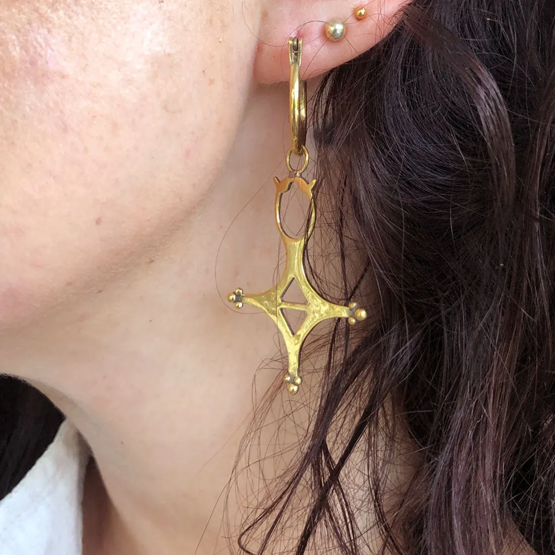 Small Tuareg Raj Earrings