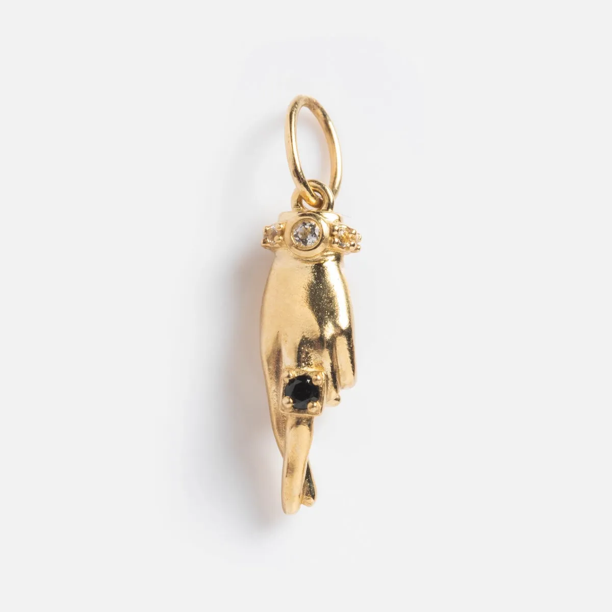 Solid Gold Body Language Charm
