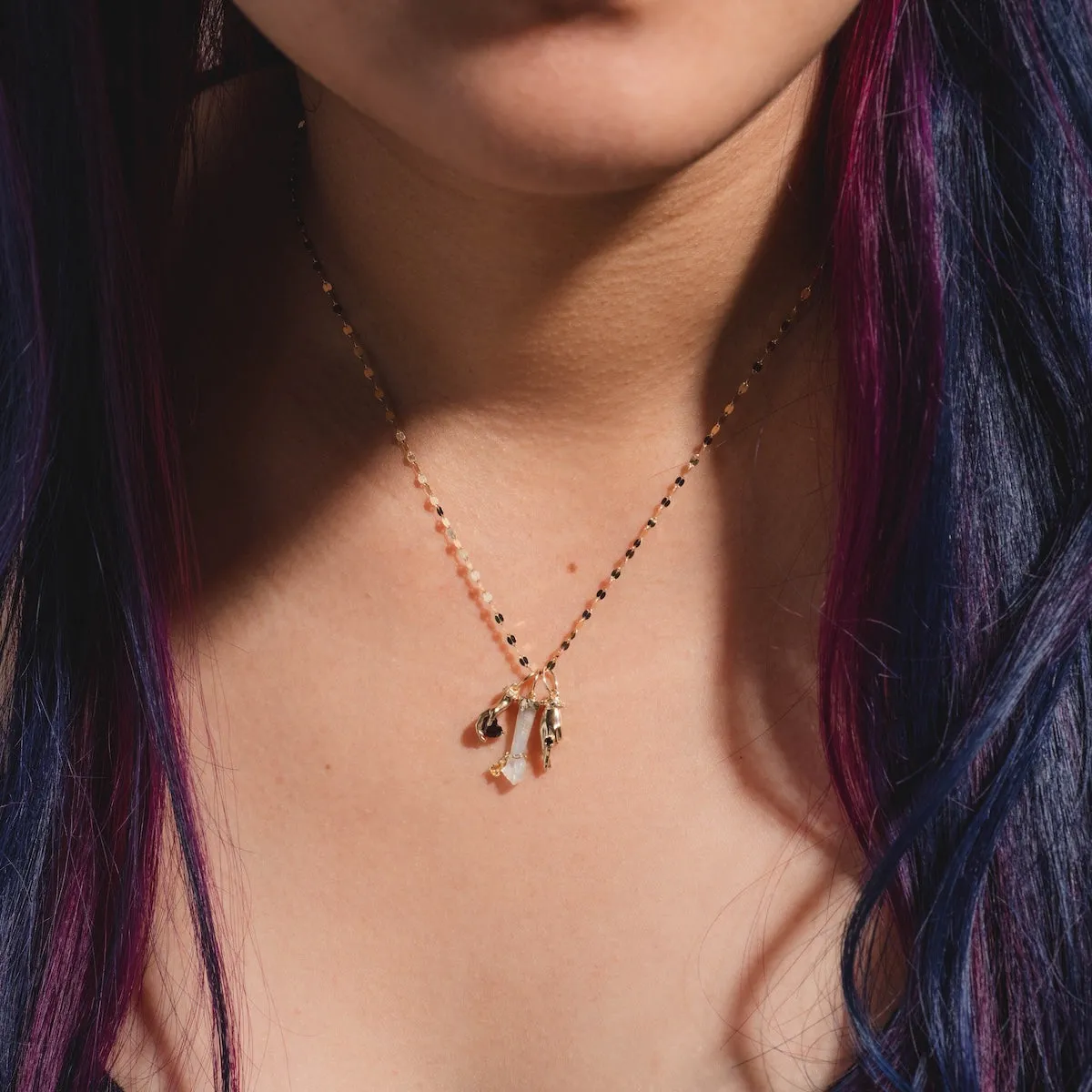 Solid Gold Body Language Charm