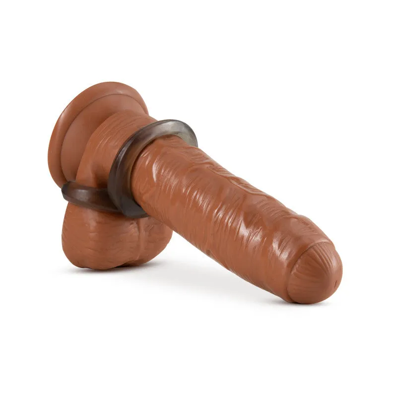 Stay Hard Black Cock Ring and Ball Strap