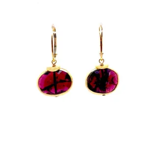 Sunday Morning Earrings - Garnet