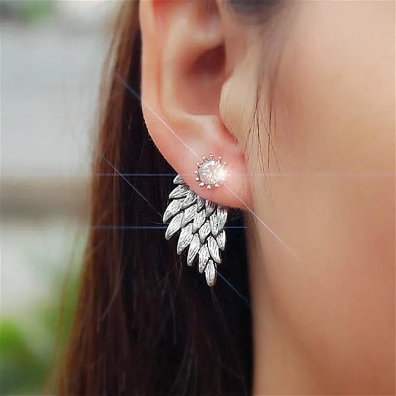 Sunshine Crystal Floral Drop Earrings