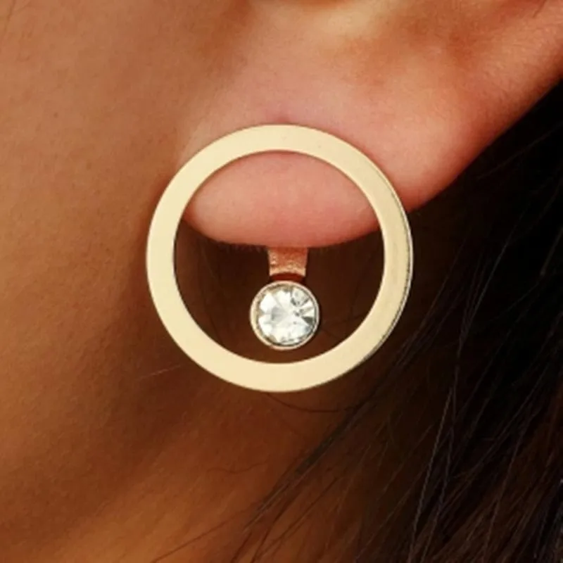 Sunshine Crystal Floral Drop Earrings