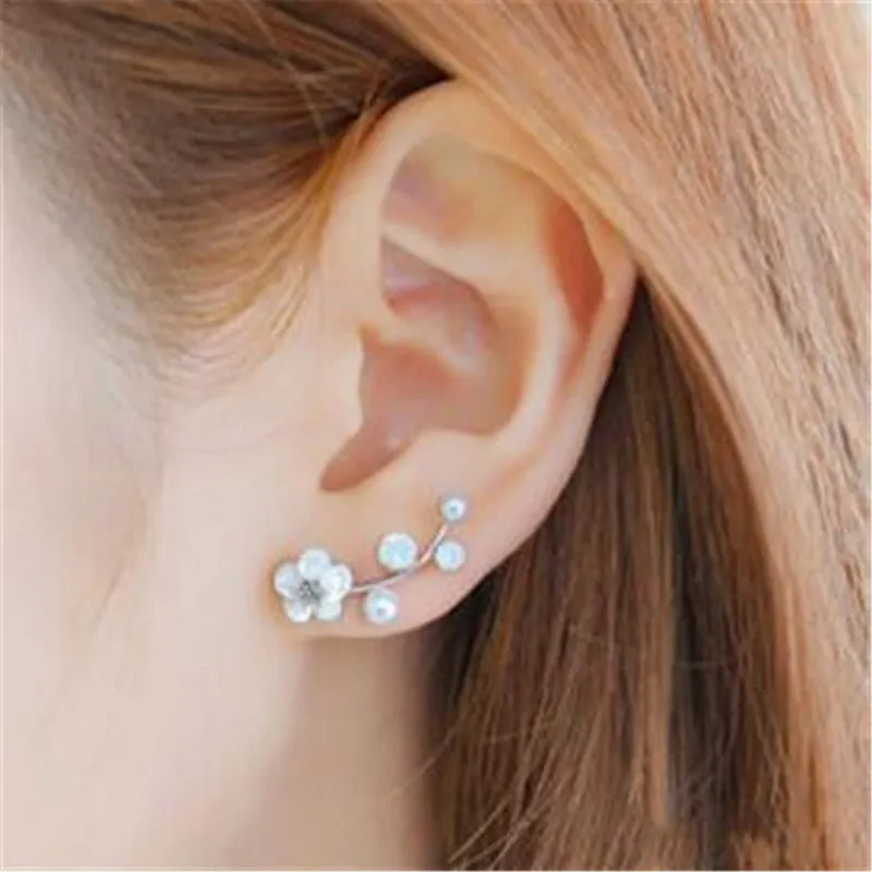 Sunshine Crystal Floral Drop Earrings