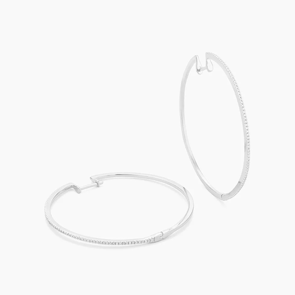 Super Slim Extra Large Hoop Earrings