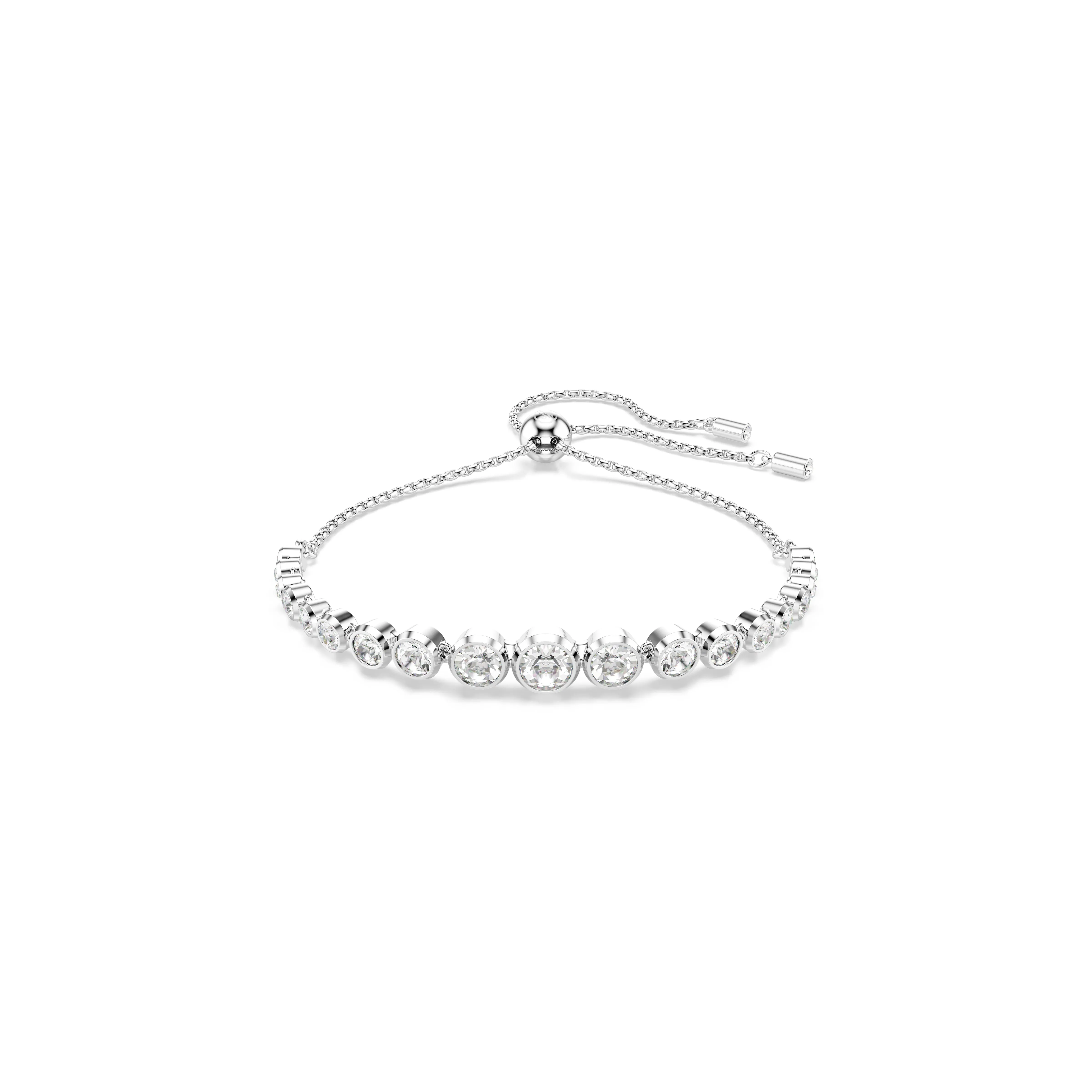 Swarovski Rhodium Imber Tennis Gradient Slider Bracelet
