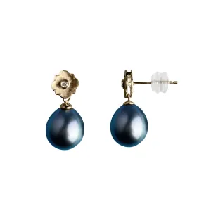 Tahitian Midnight Earrings