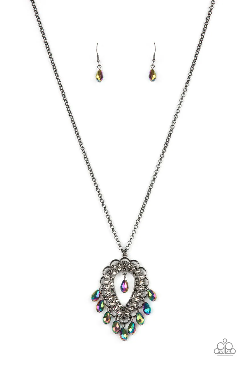 Teasable Teardrops Multi Paparazzi Necklace