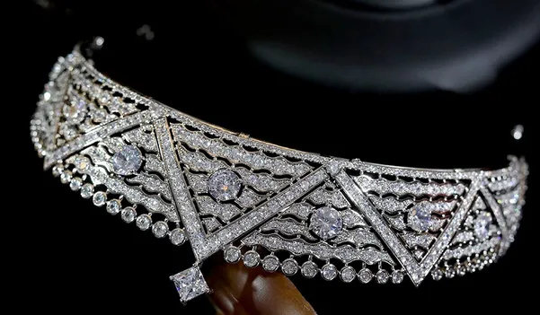The Royal CZ Tiara - Silver