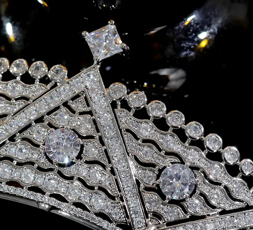 The Royal CZ Tiara - Silver