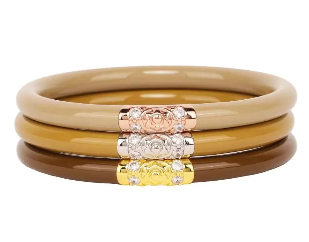 Three Kings Budha Girl Bracelets-size large Set of 3