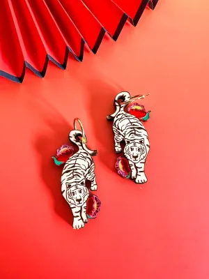 Tiger Earrings