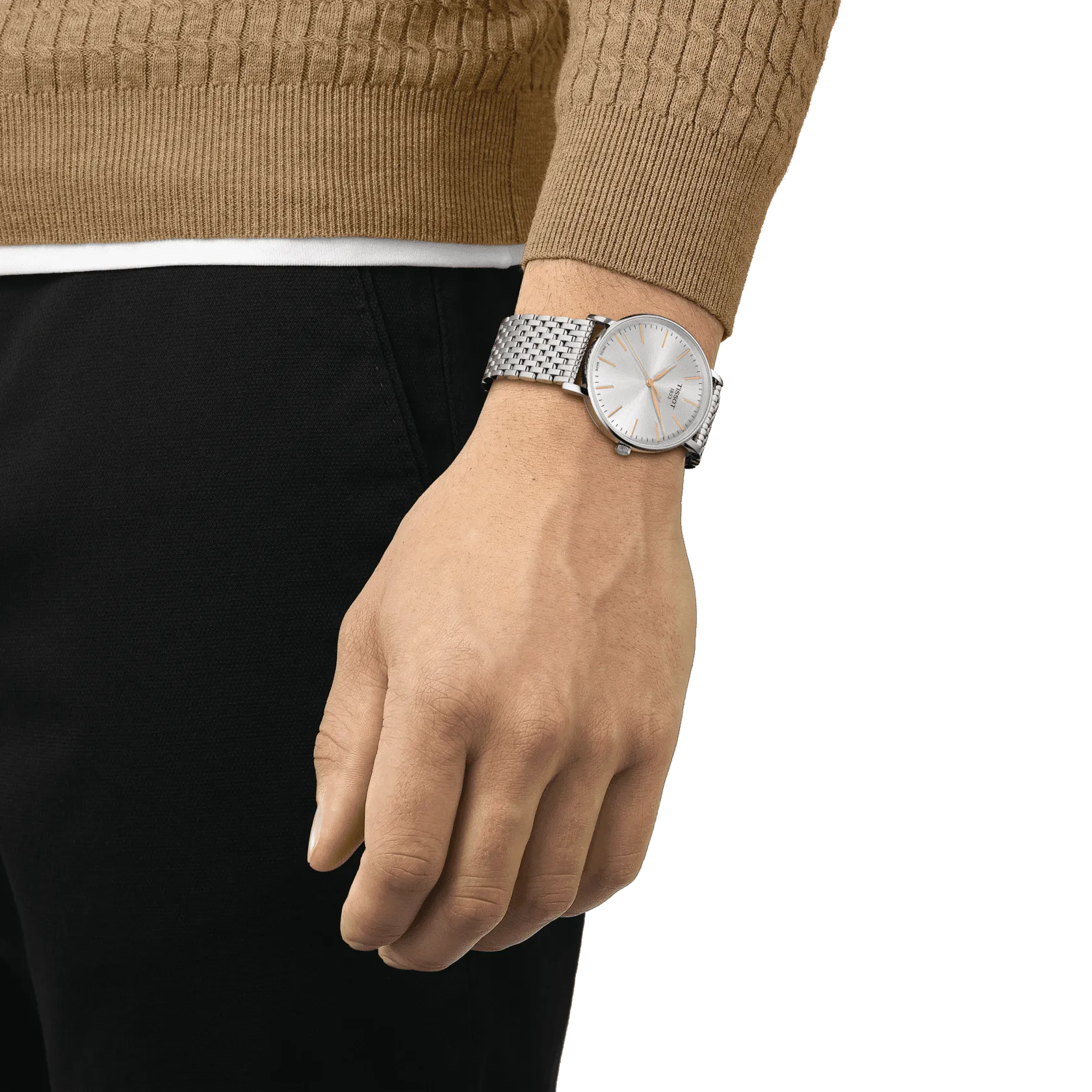 Tissot T-Classic White Dial Men 40mm