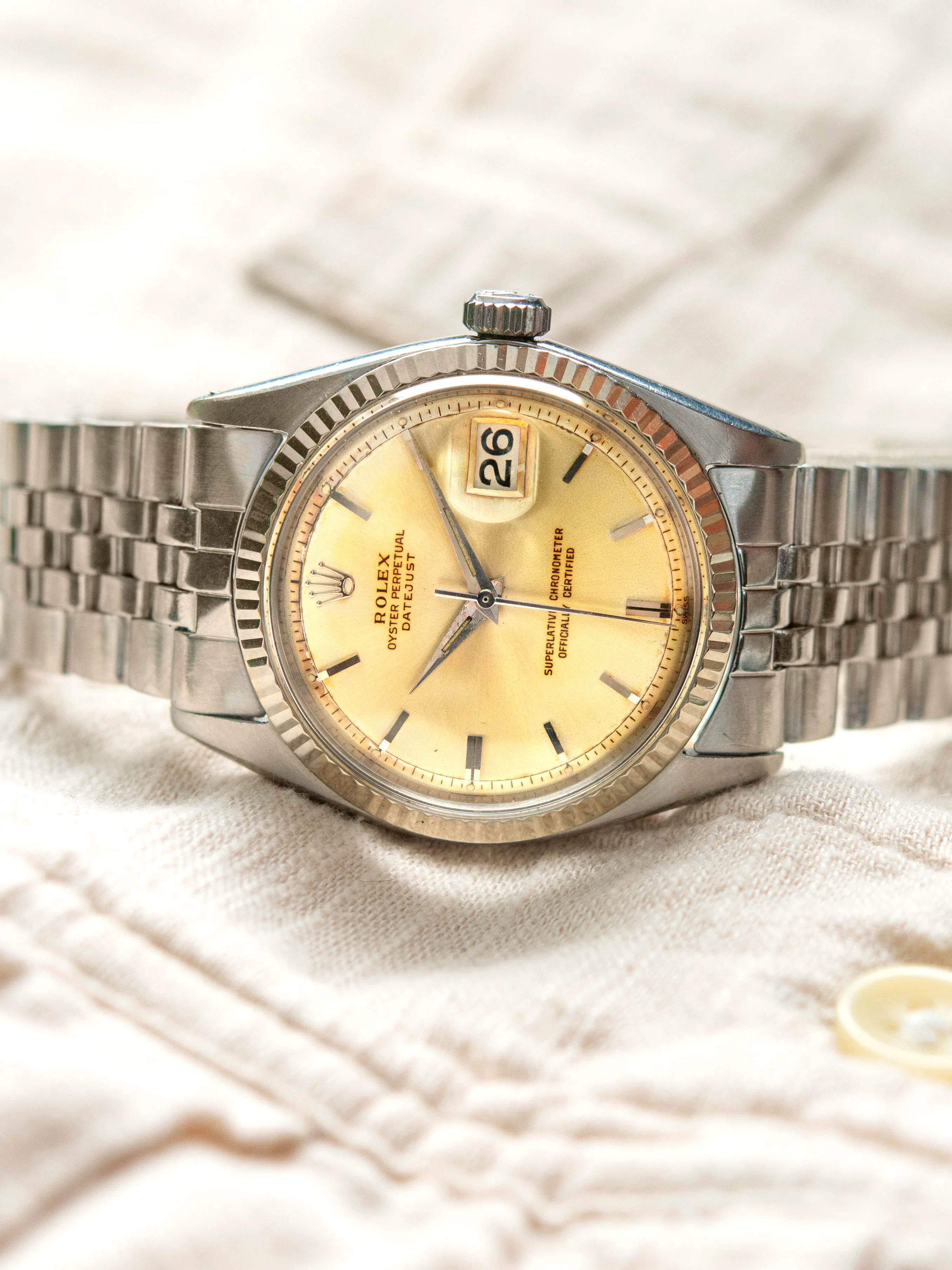 Tropical 1963 Rolex Datejust (Ref. 1601) Swiss Only Dial