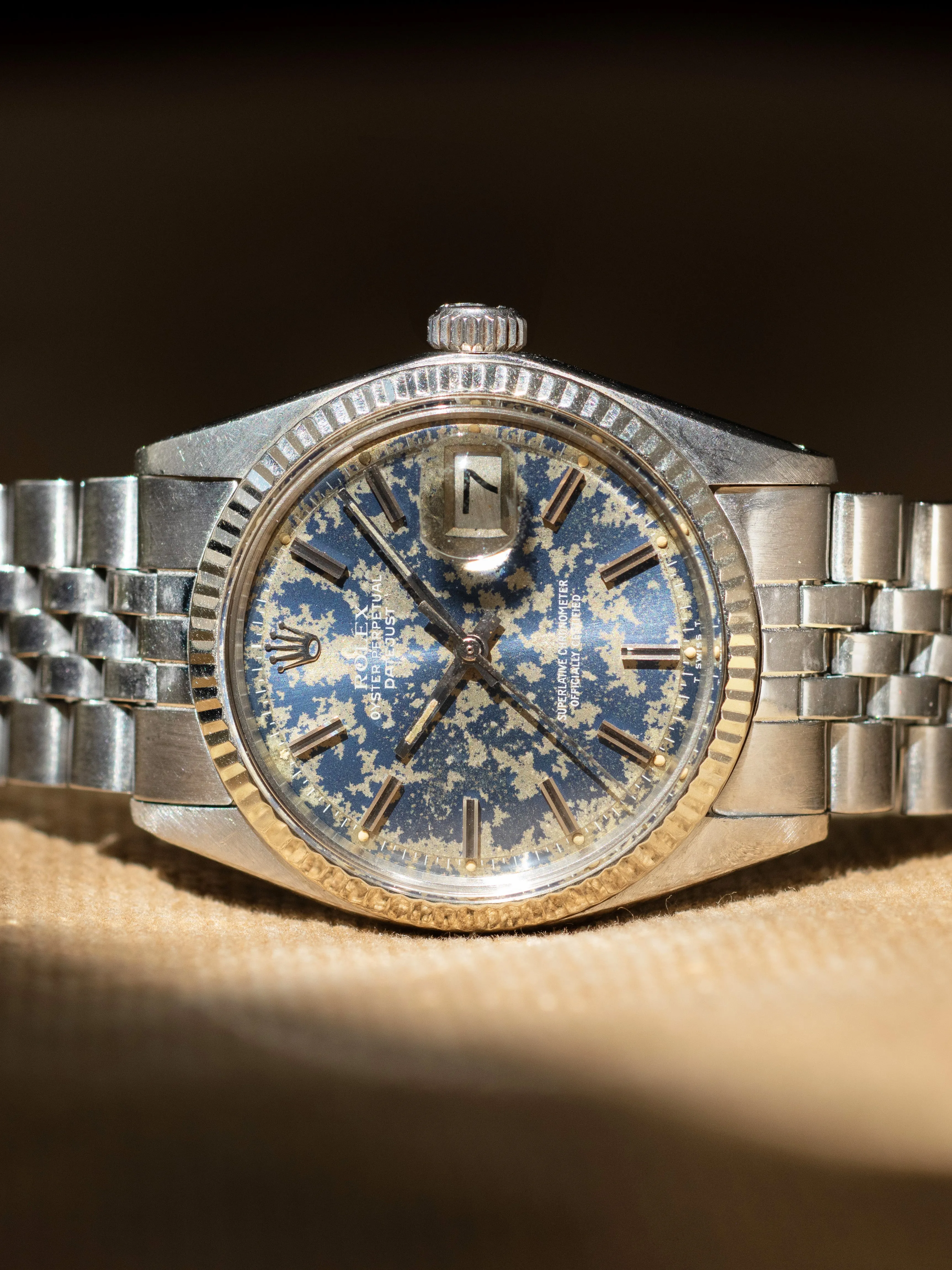 Tropical 1973 Rolex Datejust (Ref. 1601) Blue "Cloudy Day" Dial