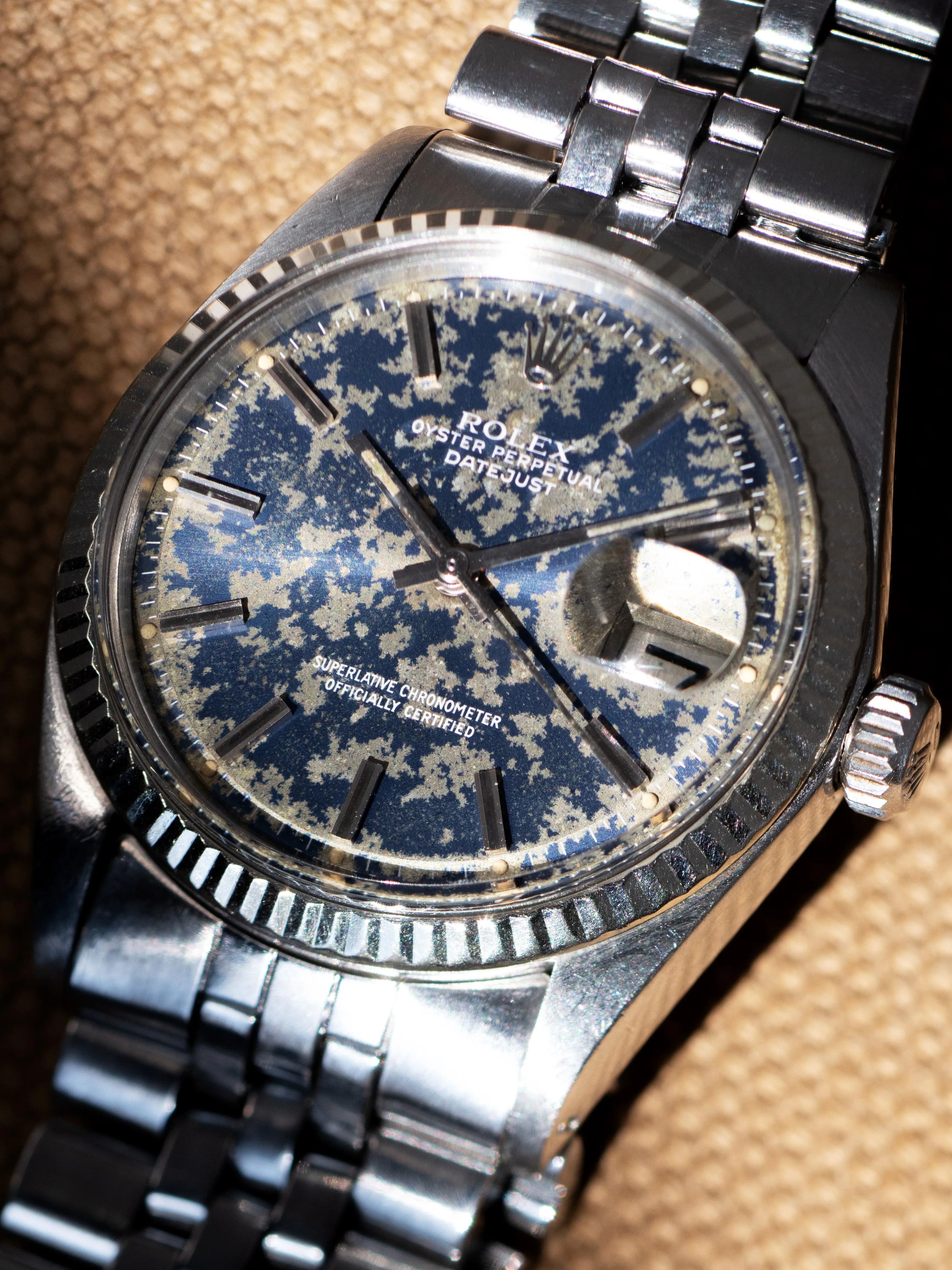 Tropical 1973 Rolex Datejust (Ref. 1601) Blue "Cloudy Day" Dial