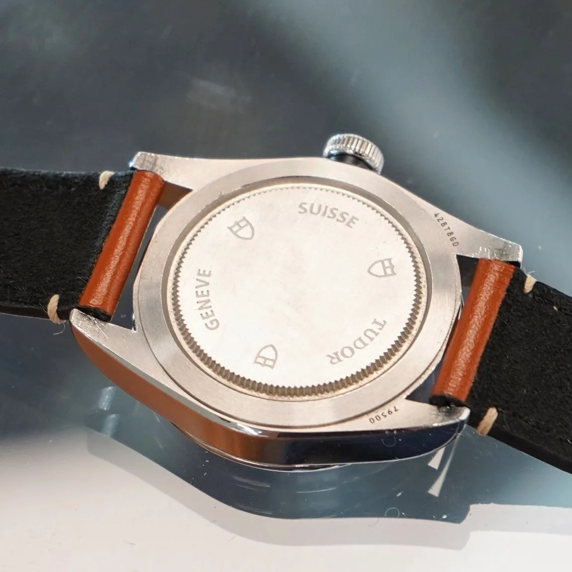 TUDOR Black Bay Automatic Watch Ref. 79500 36mm Blue Dial Self-Winding Wristwatch - Serial Number 428T860