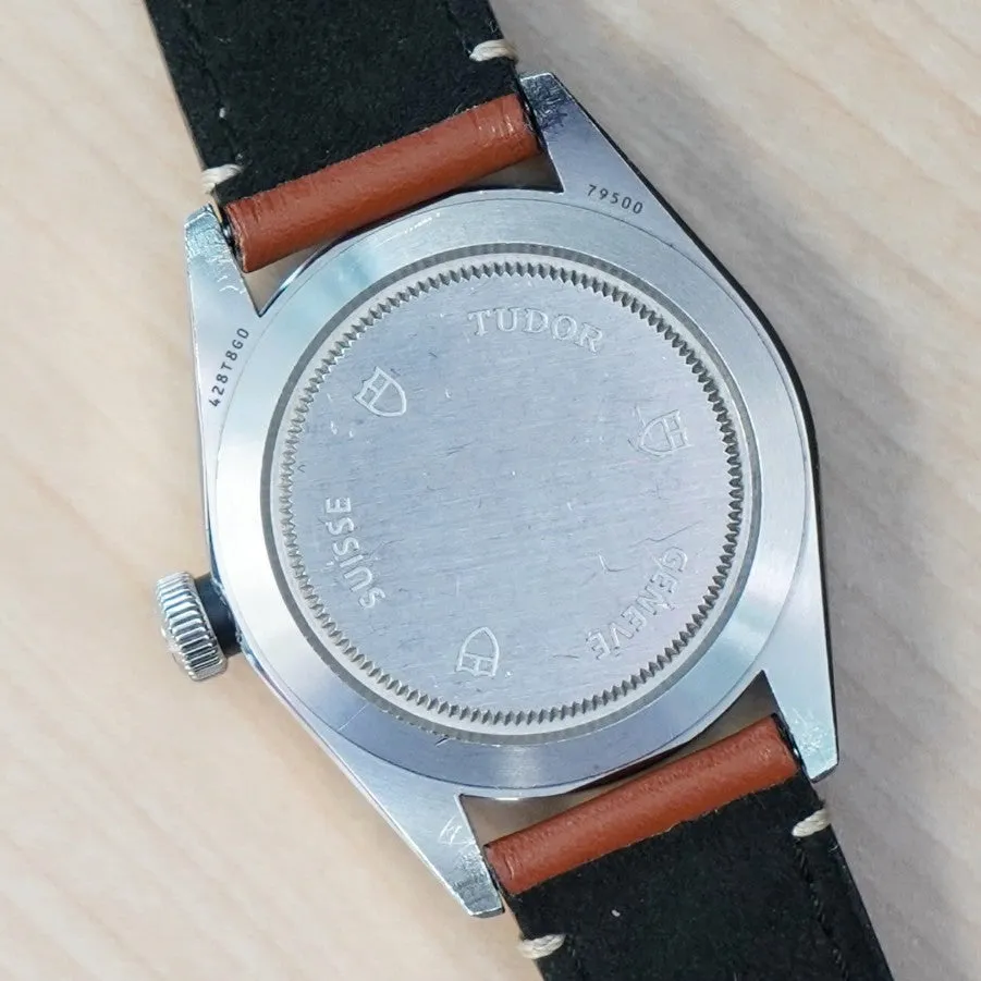 TUDOR Black Bay Automatic Watch Ref. 79500 36mm Blue Dial Self-Winding Wristwatch - Serial Number 428T860