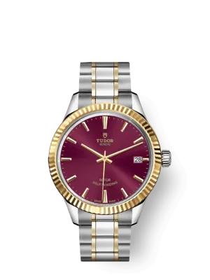 Tudor Style, Stainless Steel and Yellow Gold, 34mm, Ref# M12313-0013