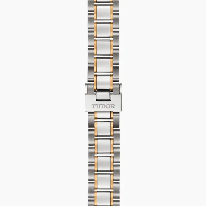 Tudor Style, Stainless Steel and Yellow Gold with Diamond-set, 34mm, Ref# M12313-0007