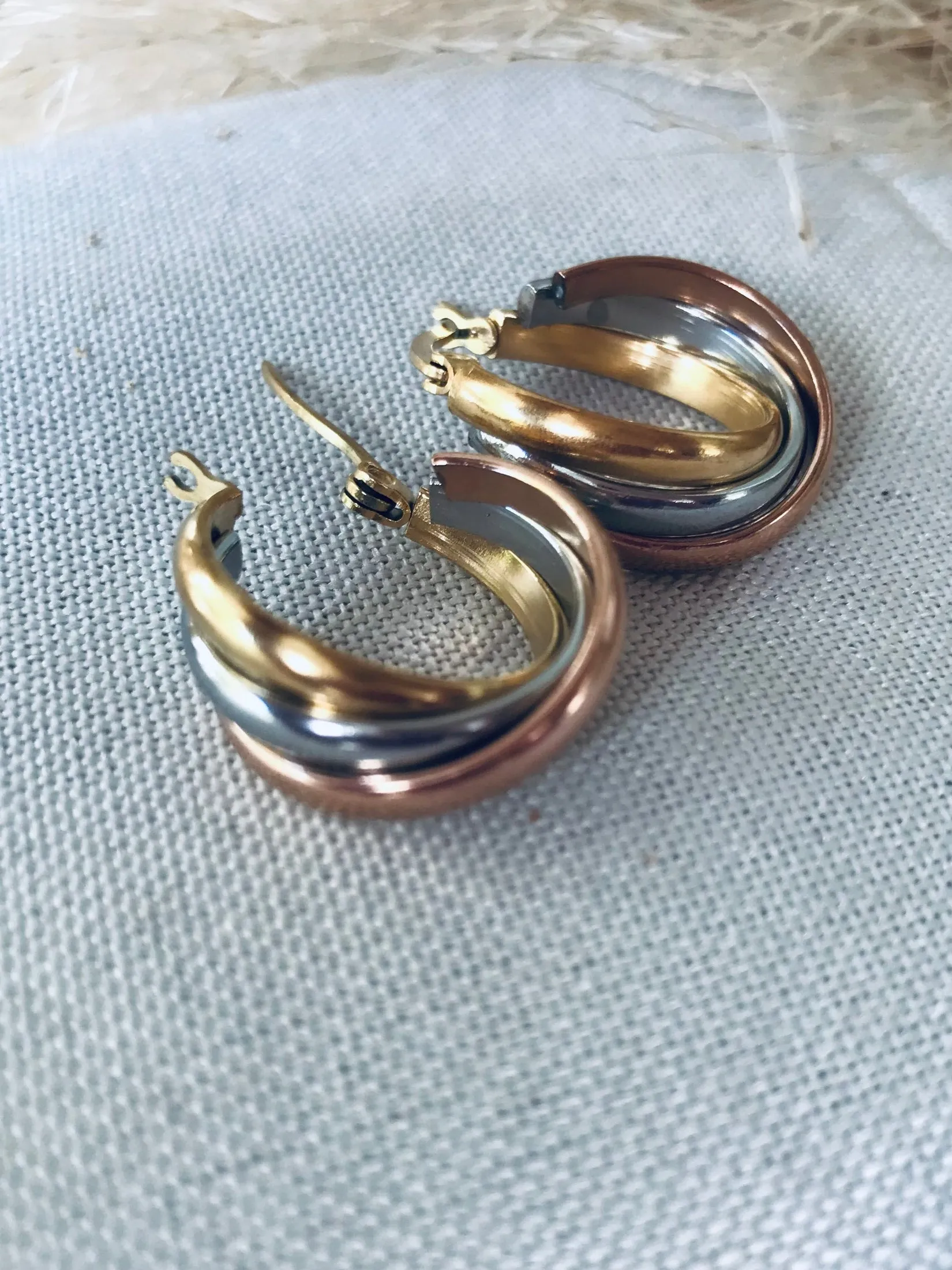Twisted Trio Earrings