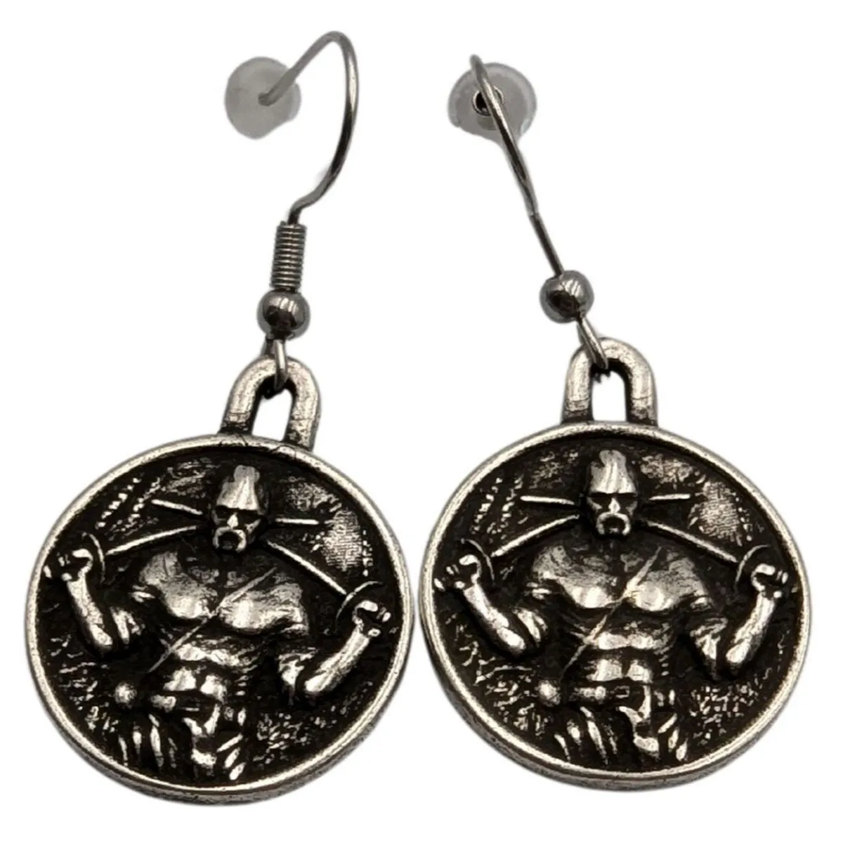 Ukrainian Cossack bronze earrings