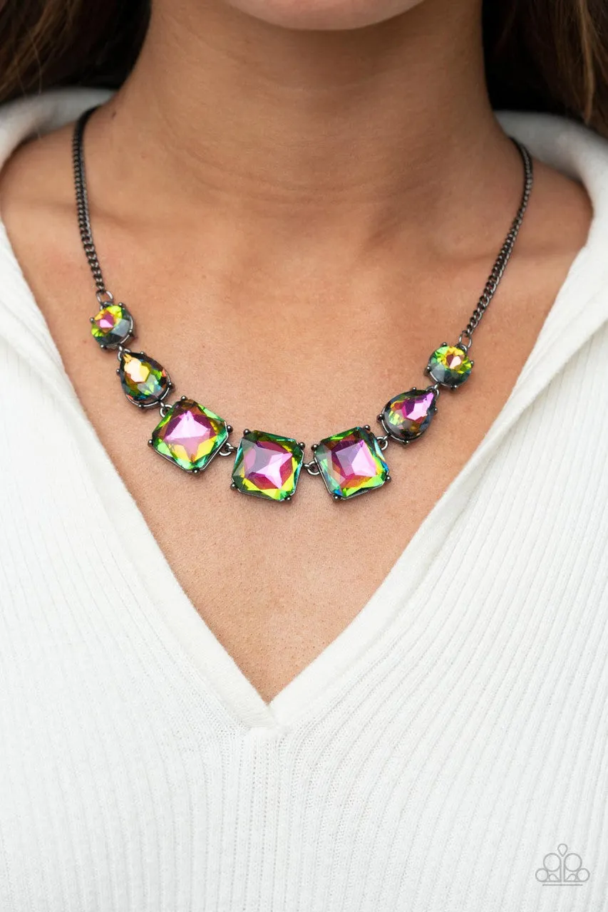Unfiltered Confidence Multi Paparazzi Necklace