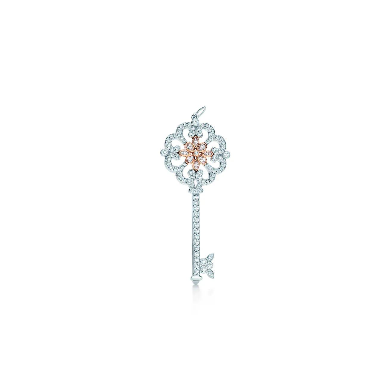 Unlock Happiness Enchant Primrose Key Pendant Necklace