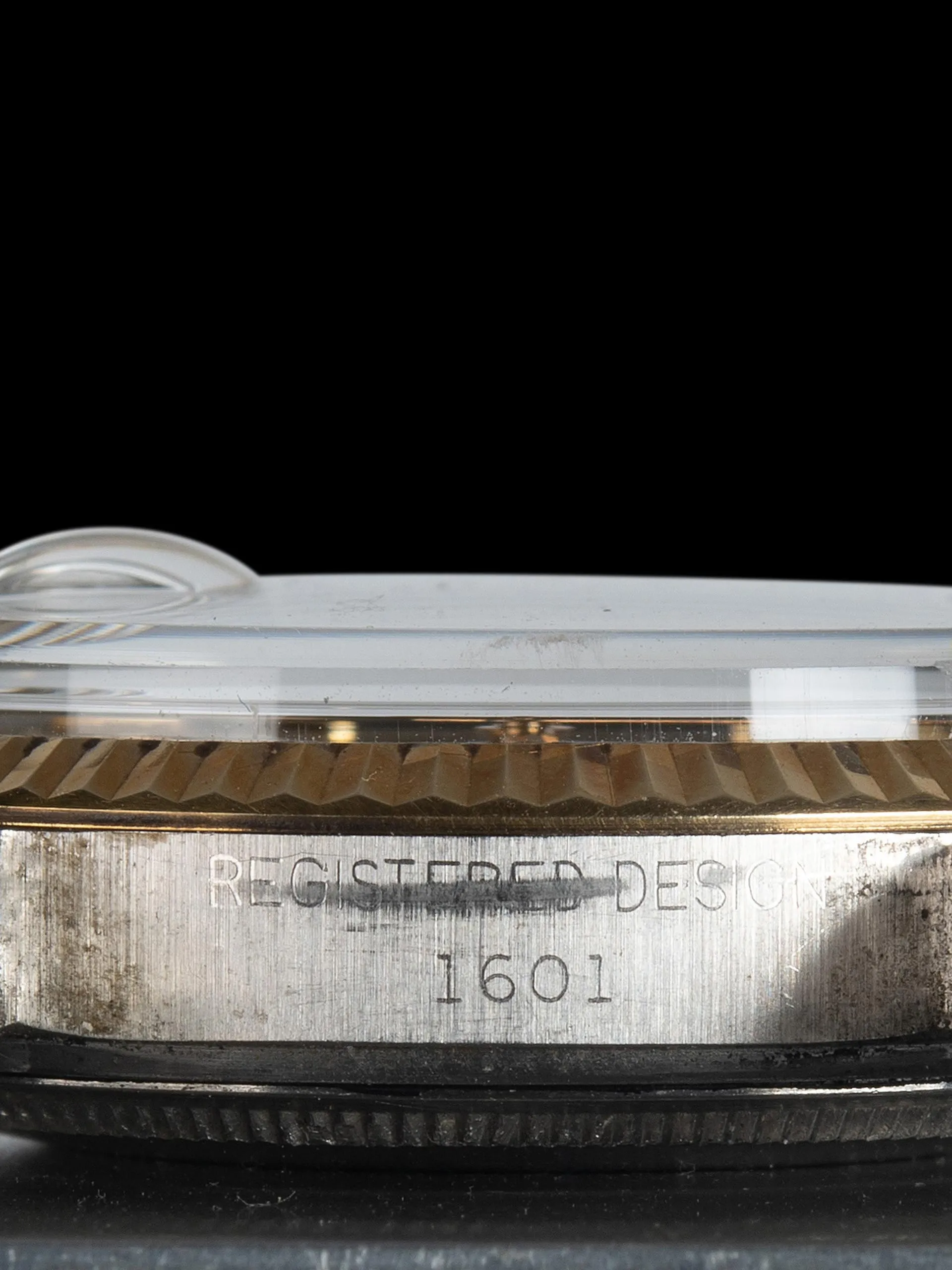 *Unpolished* 1971 Rolex Two-Tone Datejust (Ref. 1601) Satin Lemon Dial