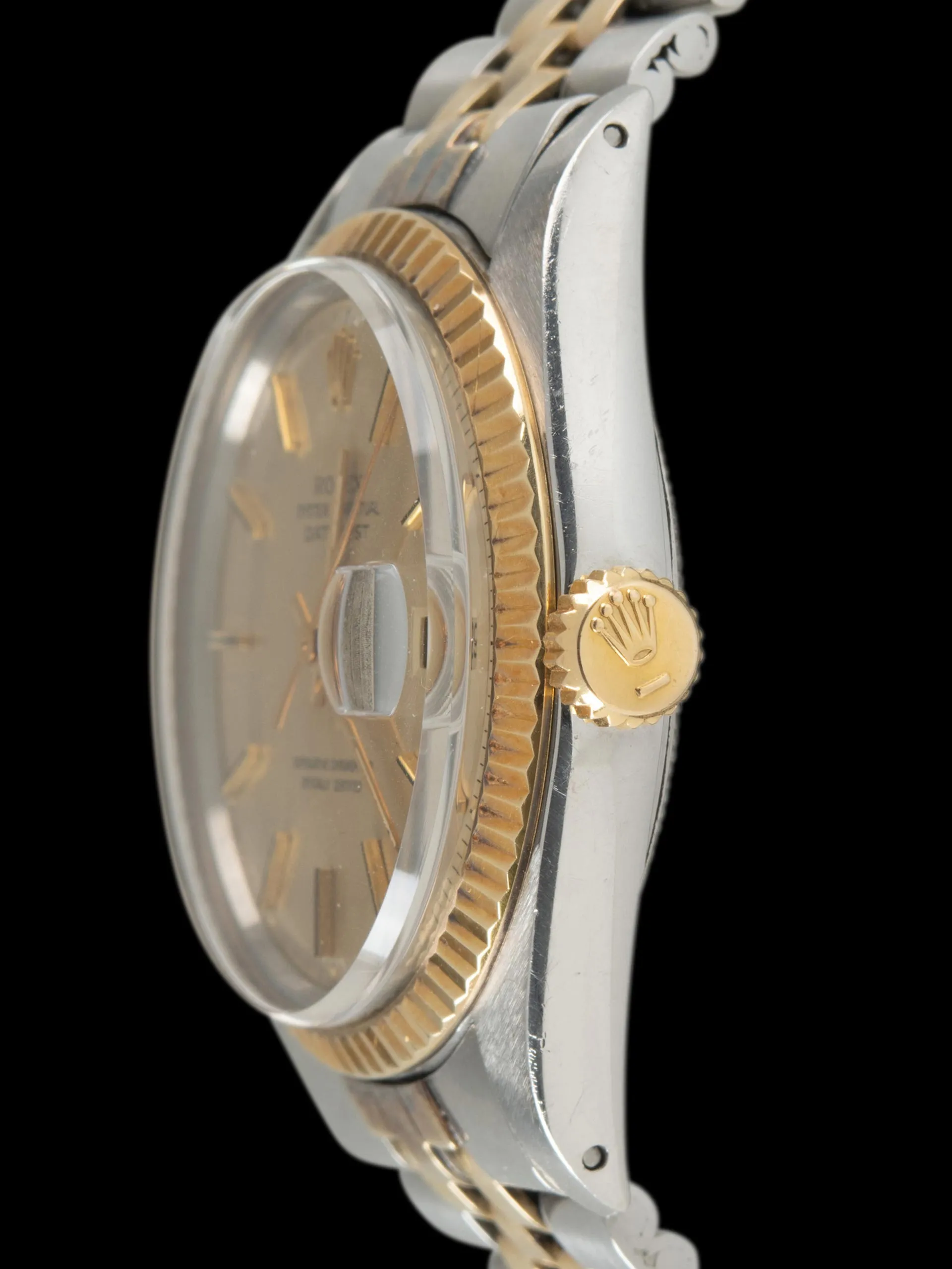 *Unpolished* 1971 Rolex Two-Tone Datejust (Ref. 1601) Satin Lemon Dial