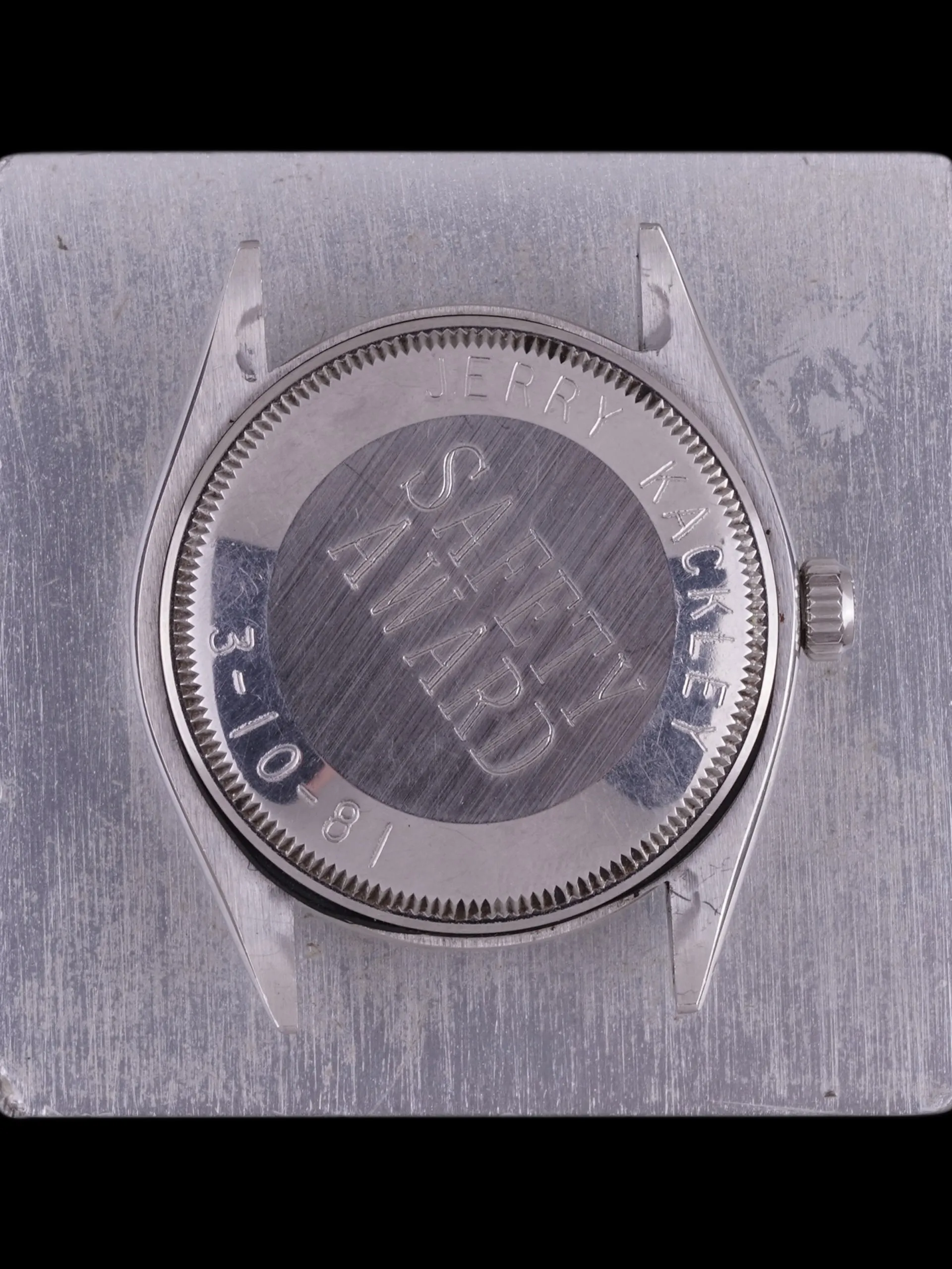 *Unpolished* 1979 Rolex Air-King (Ref. 5500) "Pool Intairdril" Logo Dial