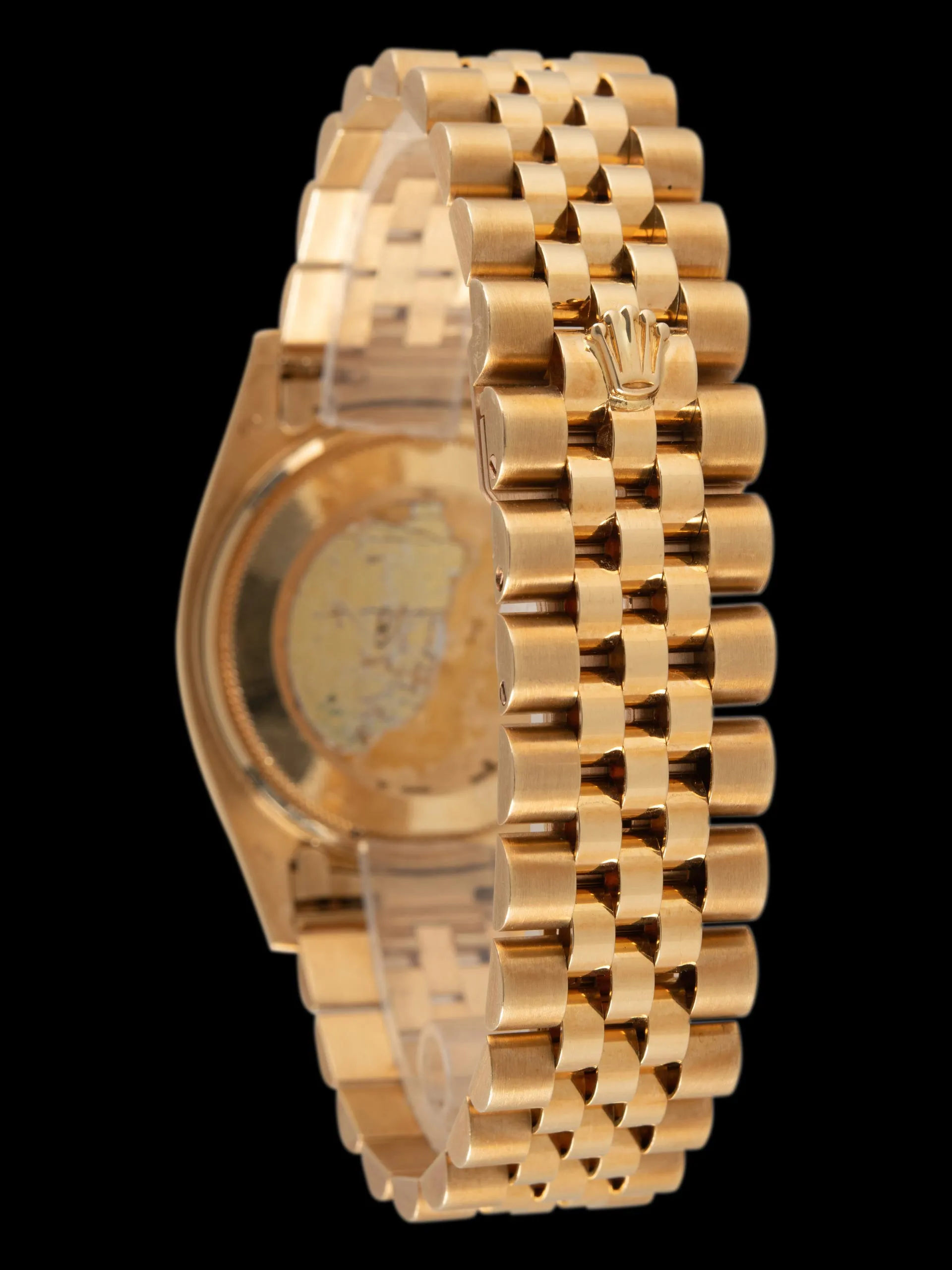 *Unpolished* 1979 Rolex Datejust 18K YG (Ref. 16018) "Pumpkin" Factory Champagne Diamond Dial W/ Papers