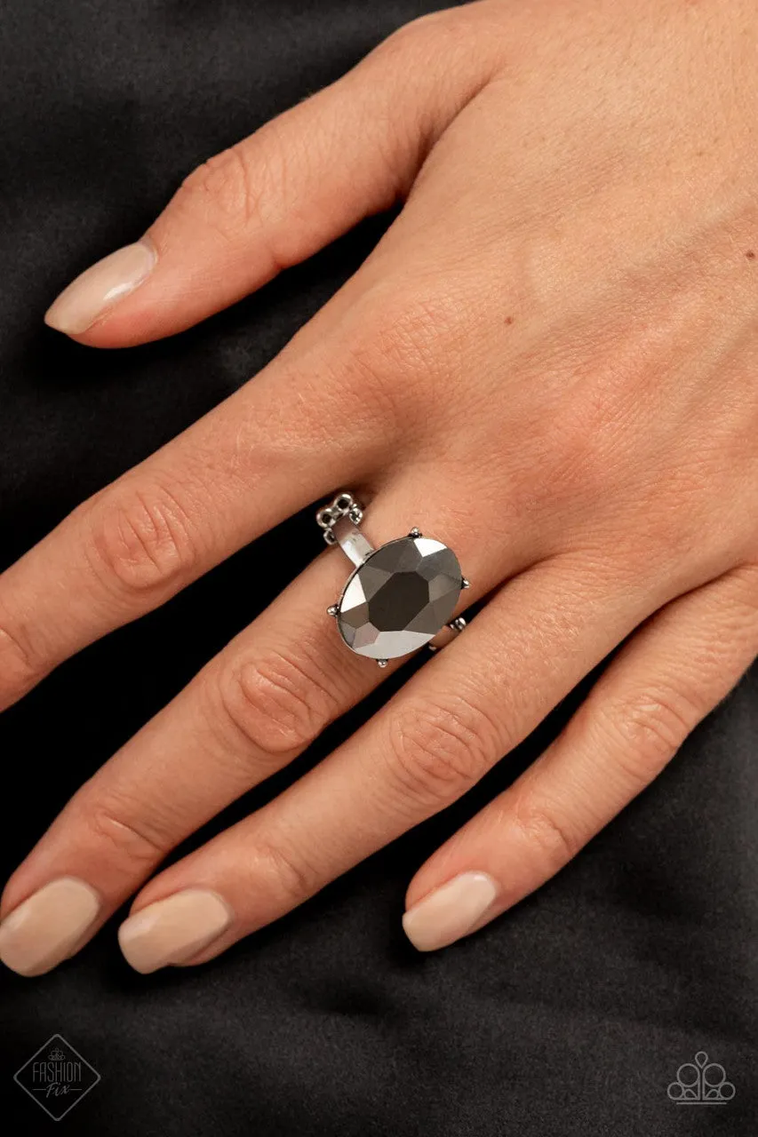 Updated Dazzle Silver Paparazzi Ring
