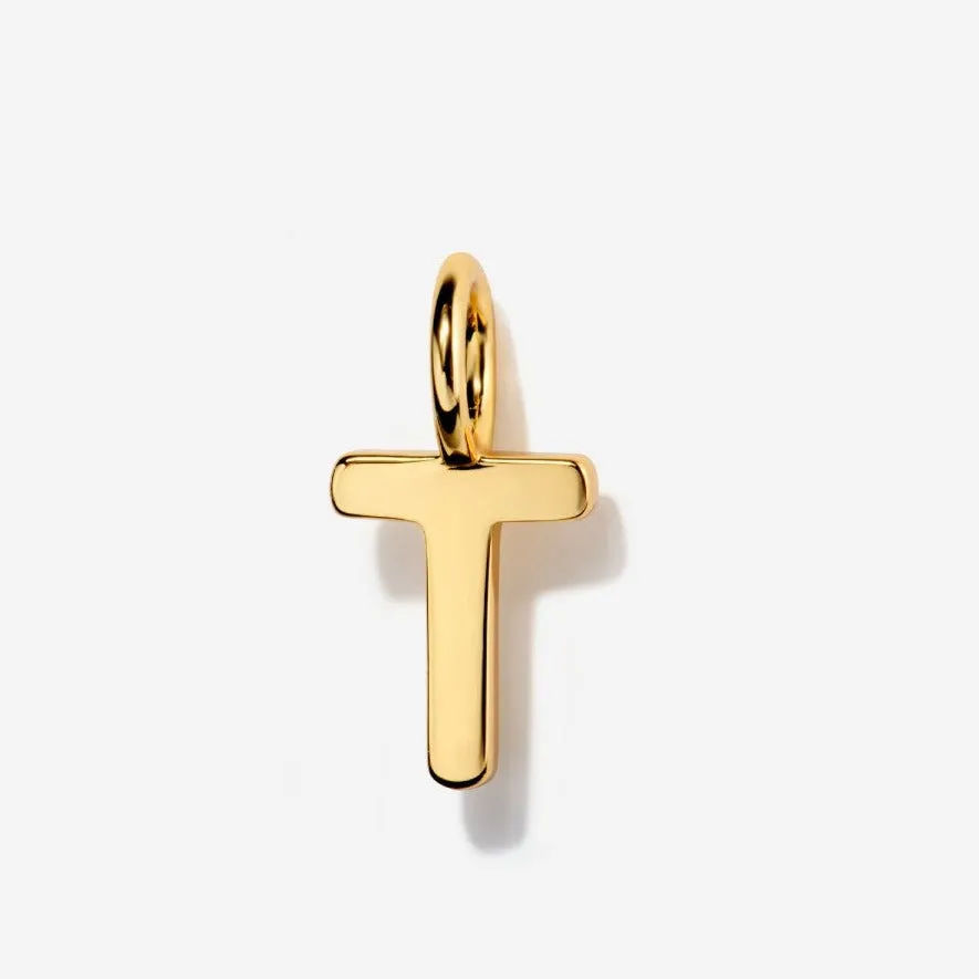 Uppercase Initial Clasp Charm