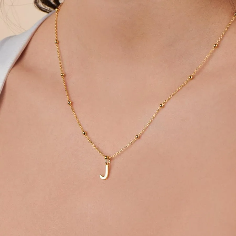Uppercase Initial Clasp Charm