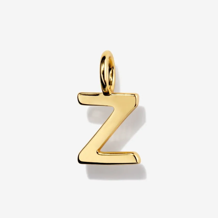Uppercase Initial Clasp Charm