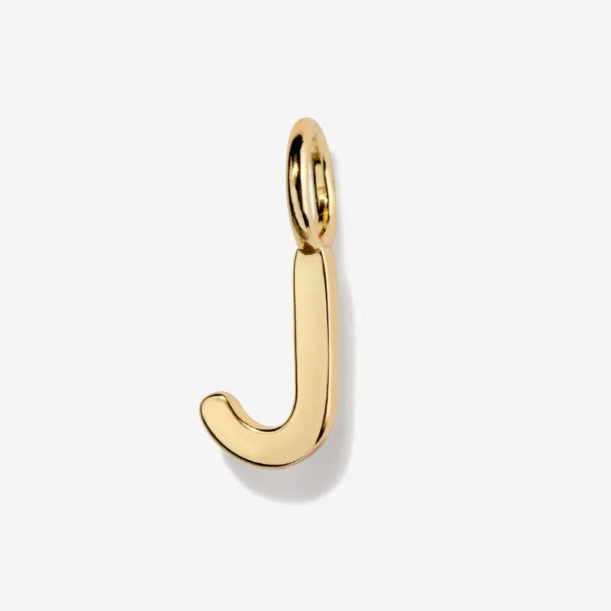 Uppercase Initial Clasp Charm