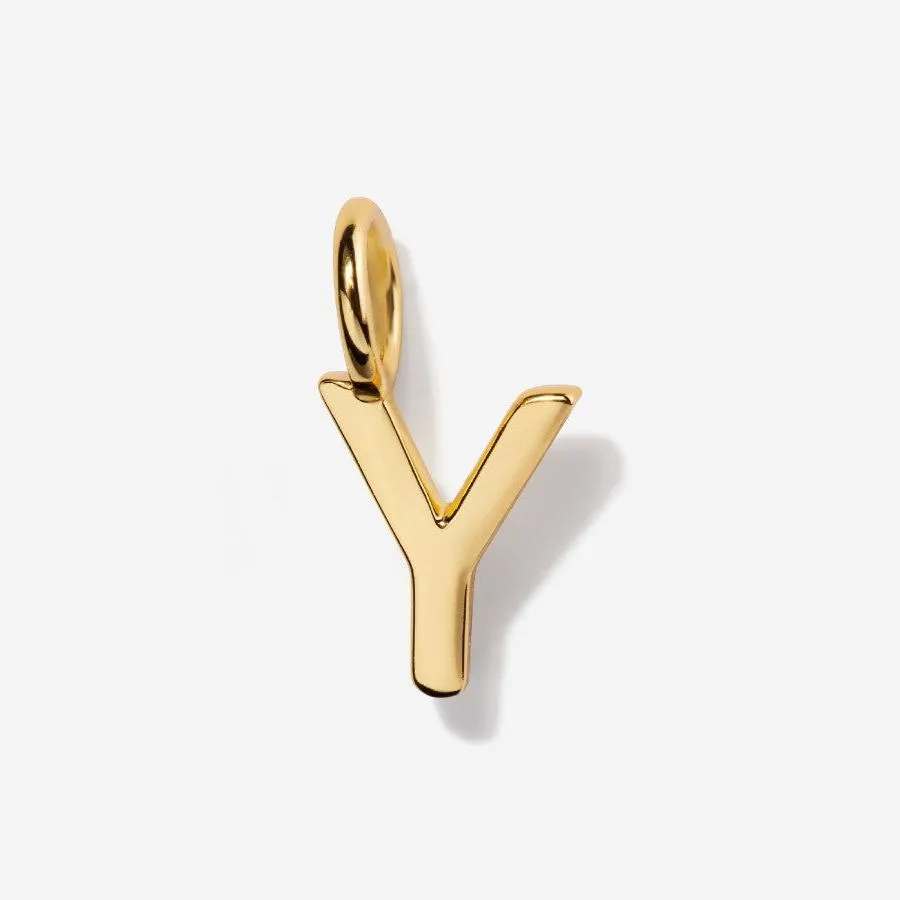 Uppercase Initial Clasp Charm